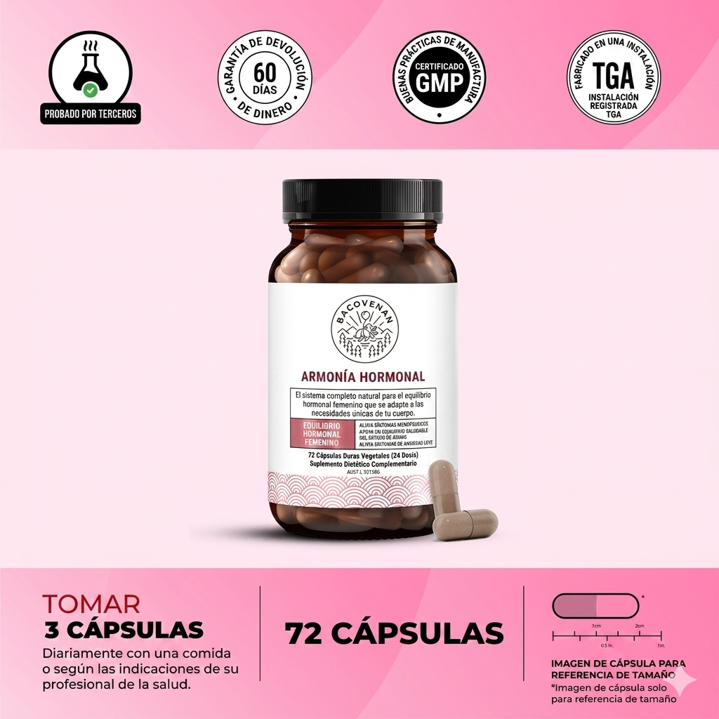 ARMONÍA HORMONAL™ - Recuperá tu energía.